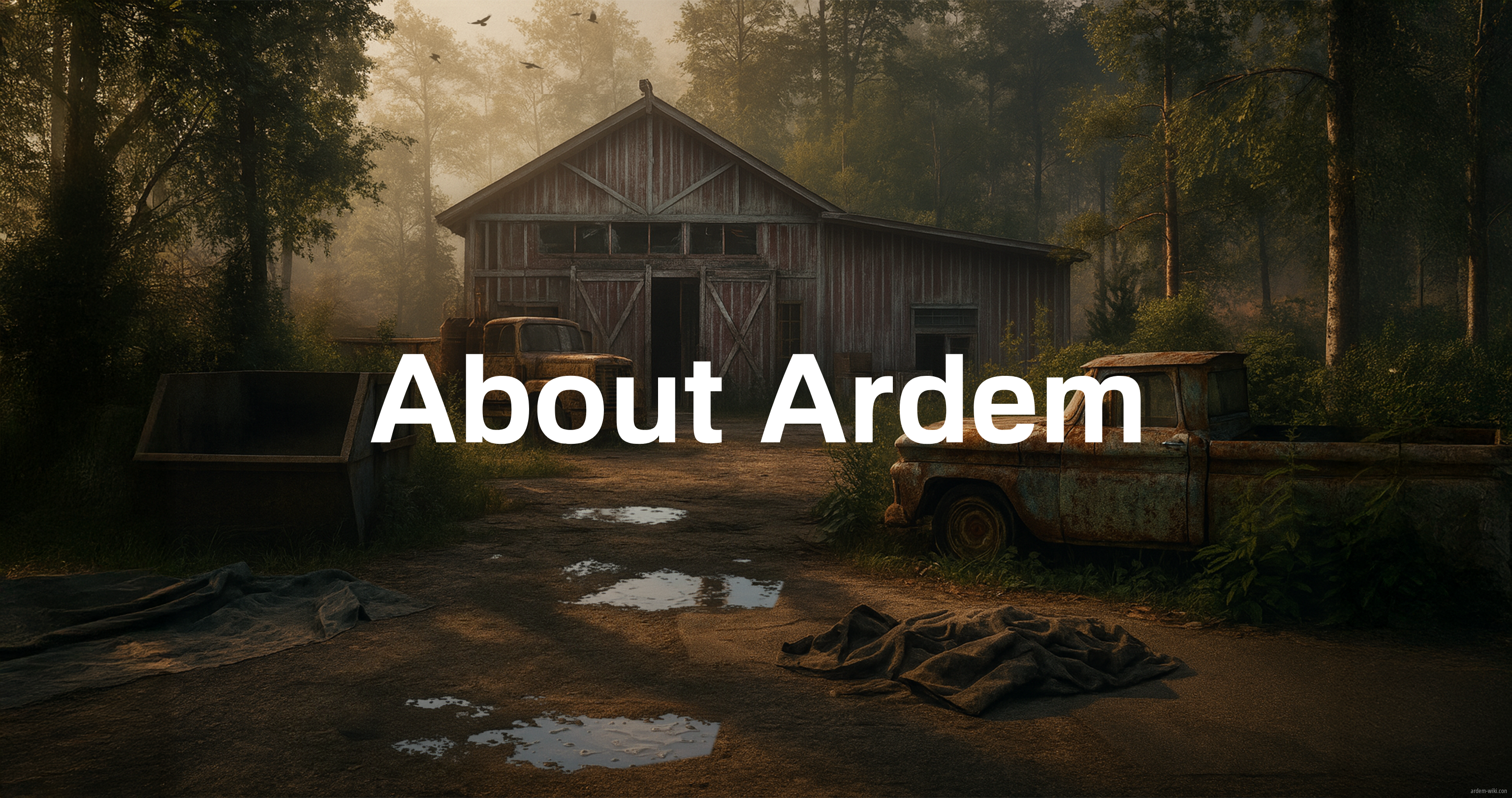 About Ardem - the open World survival Game