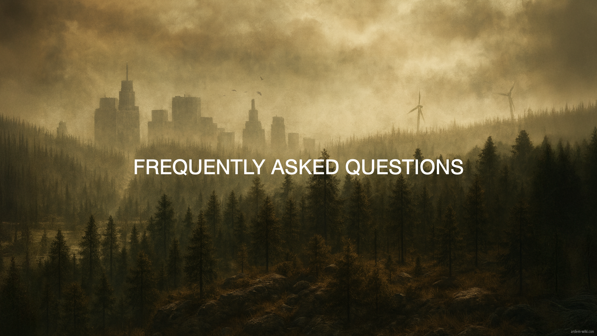 FAQ - Ardem - Open World Survival Game